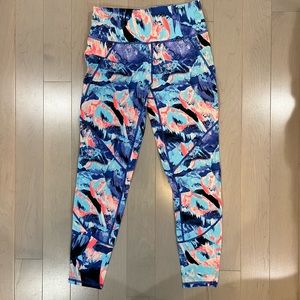 Sweaty Betty Power leggings Lava Print size XS
